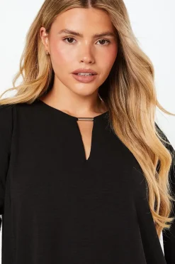 Bar Trim Overhead Blouse