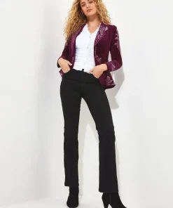 Basic Black Bootcut Flared Jeans
