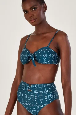 Batik Dye Print Bikini Bottoms