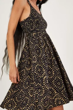 Batik Print Knee Length Sundress