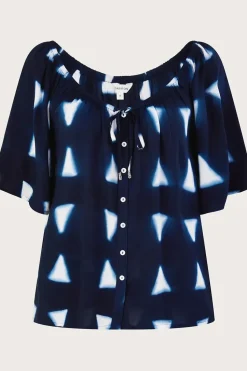 Batik Triangle Top