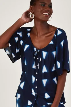 Batik Triangle Top