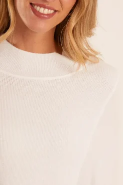 Batwing High Neck Jumper