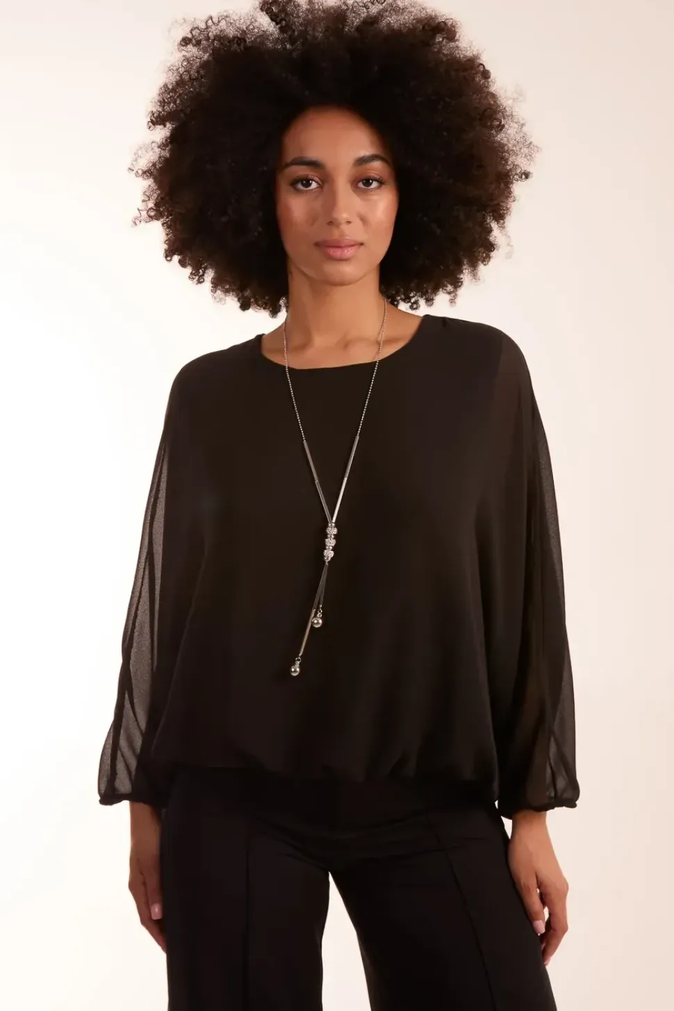 Batwing Necklace Top