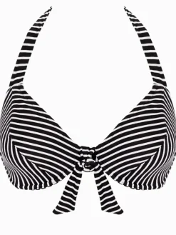 Beach Hut Bandless Halter Bikini Top