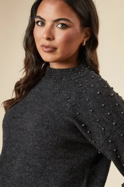 Beaded Shoulder Jumper