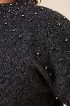 Beaded Shoulder Jumper