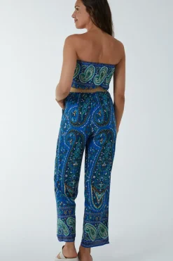 Belted Bandeau Jumpsuit