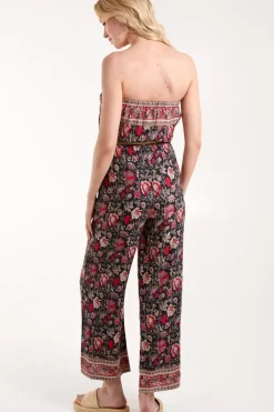 Belted Bandeau Jumpsuit