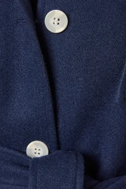 Belted Button Through Jacket
