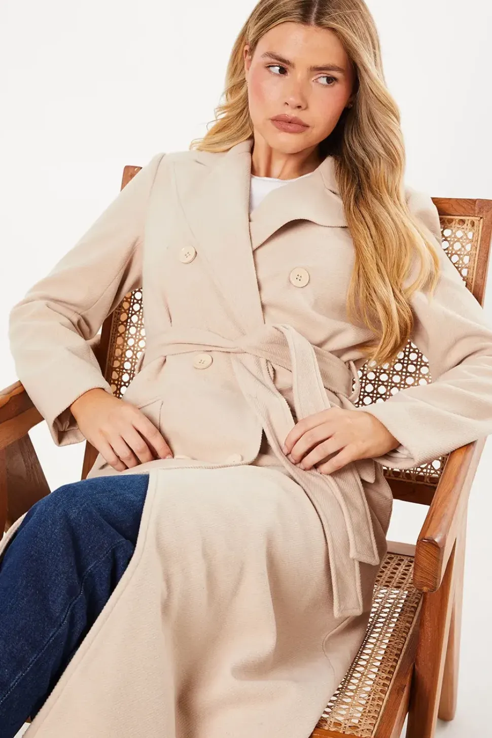 Belted Midi Coat