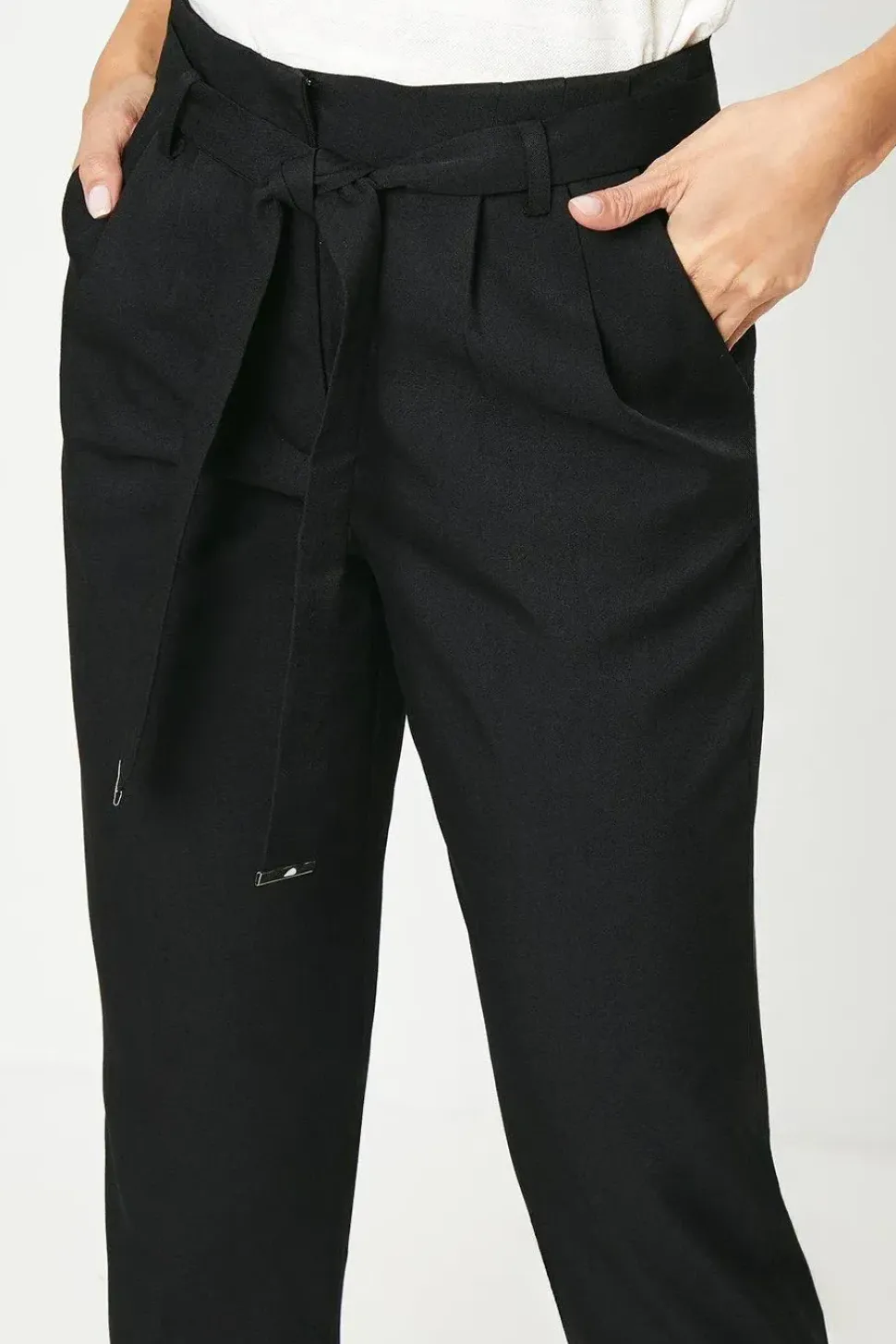Belted Paperbag Trouser