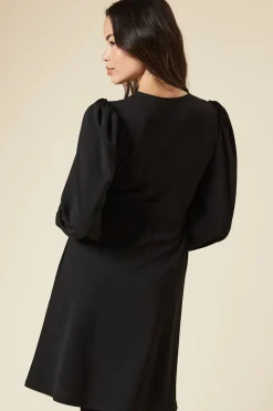 Belted Scuba Shift Mini Dress