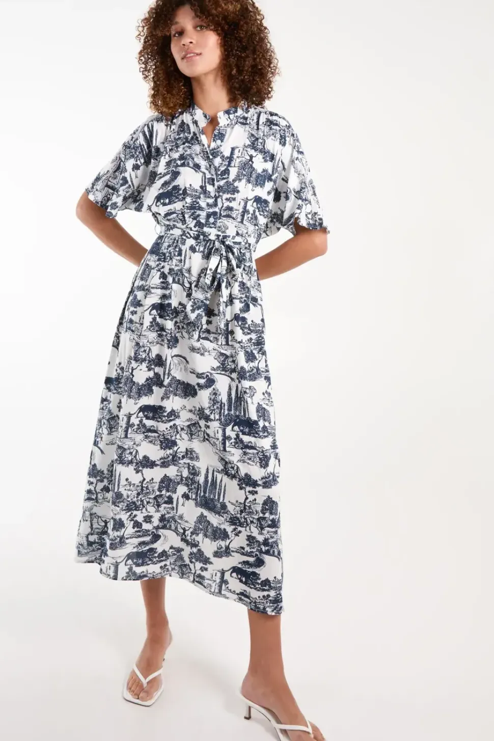 Belted Shirt Dress