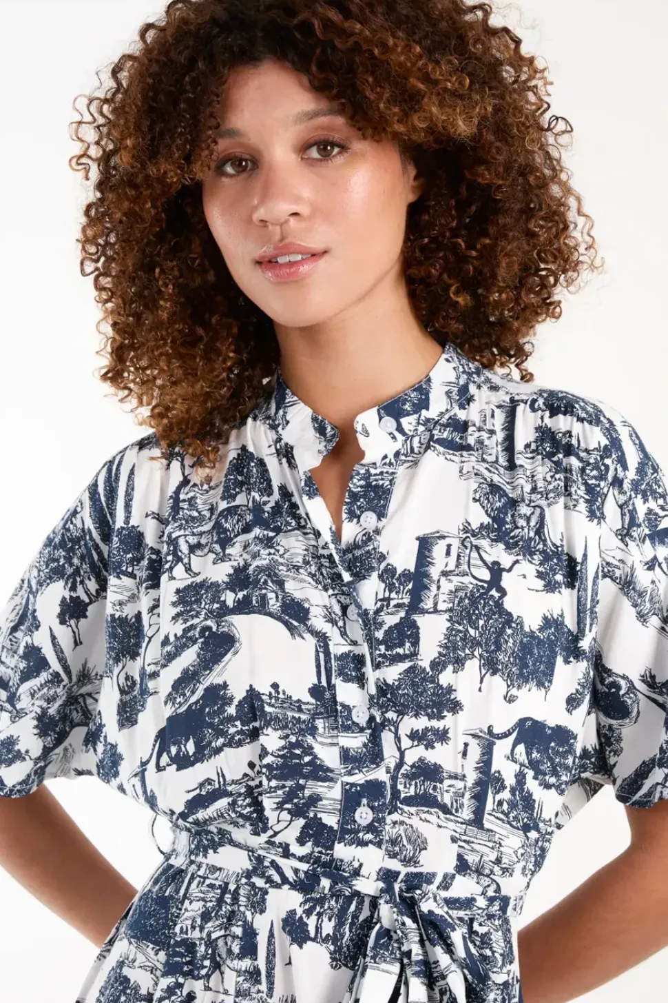 Belted Shirt Dress
