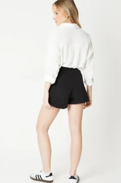 Belted Tailored High Waisted Shorts