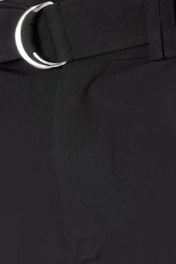 Belted Tailored High Waisted Shorts