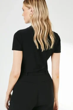 Belted Wide Leg Trouser