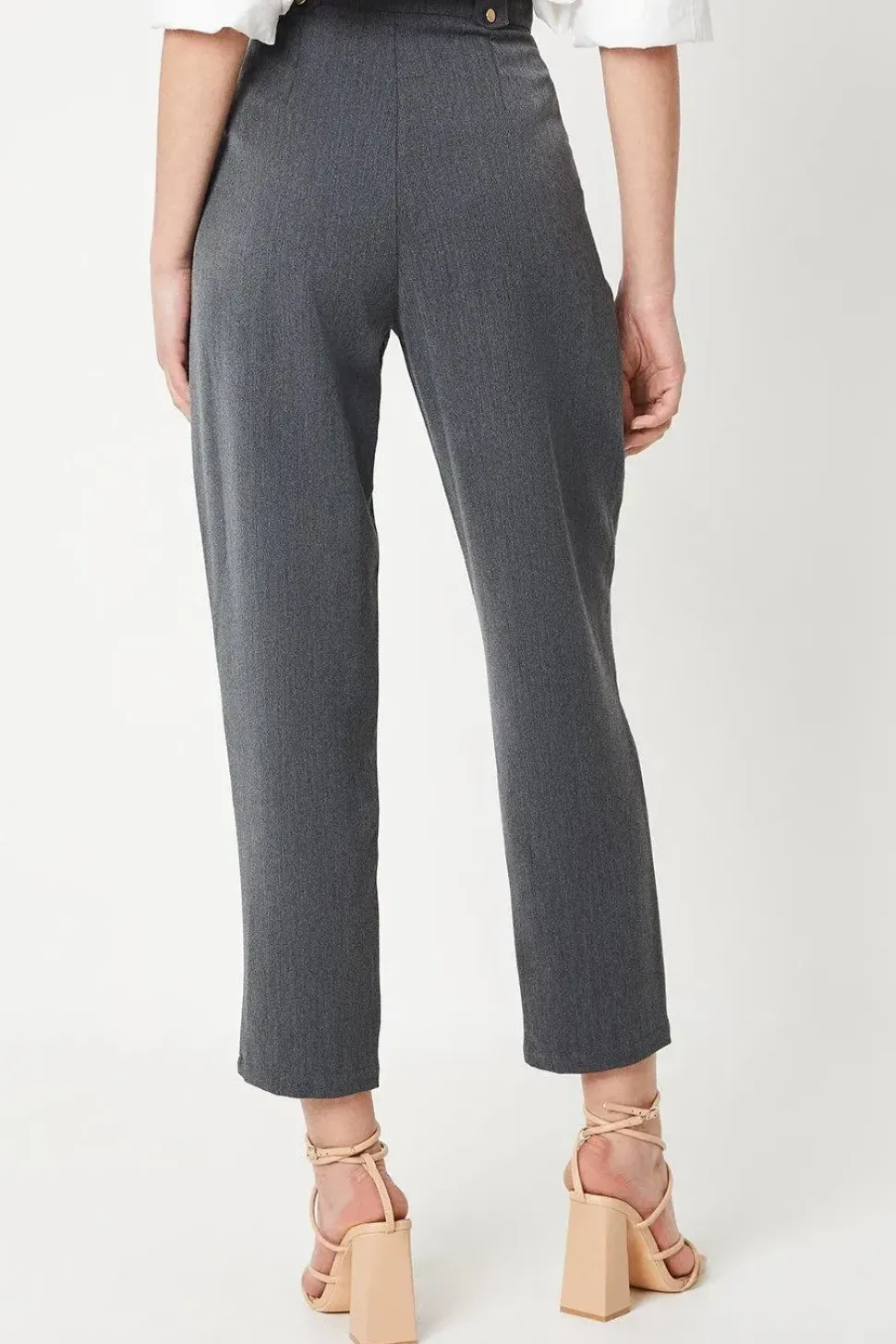 Belt Loop Tapered Trousers