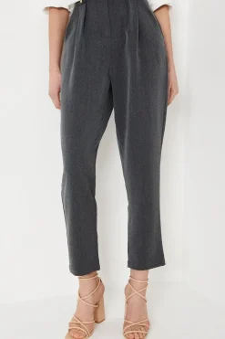 Belt Loop Tapered Trousers