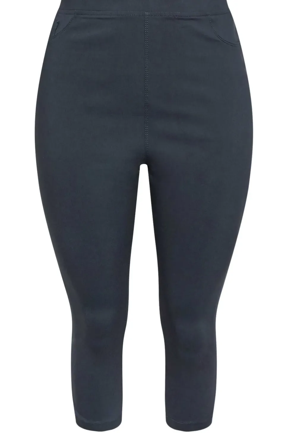 Bengaline Cropped Pull On Trousers