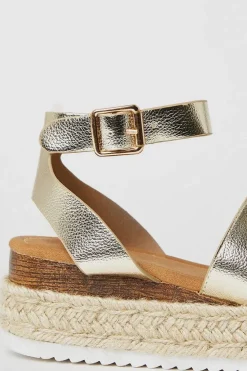 Bertie Chunky Double Strap Flatform Wedge Sandals
