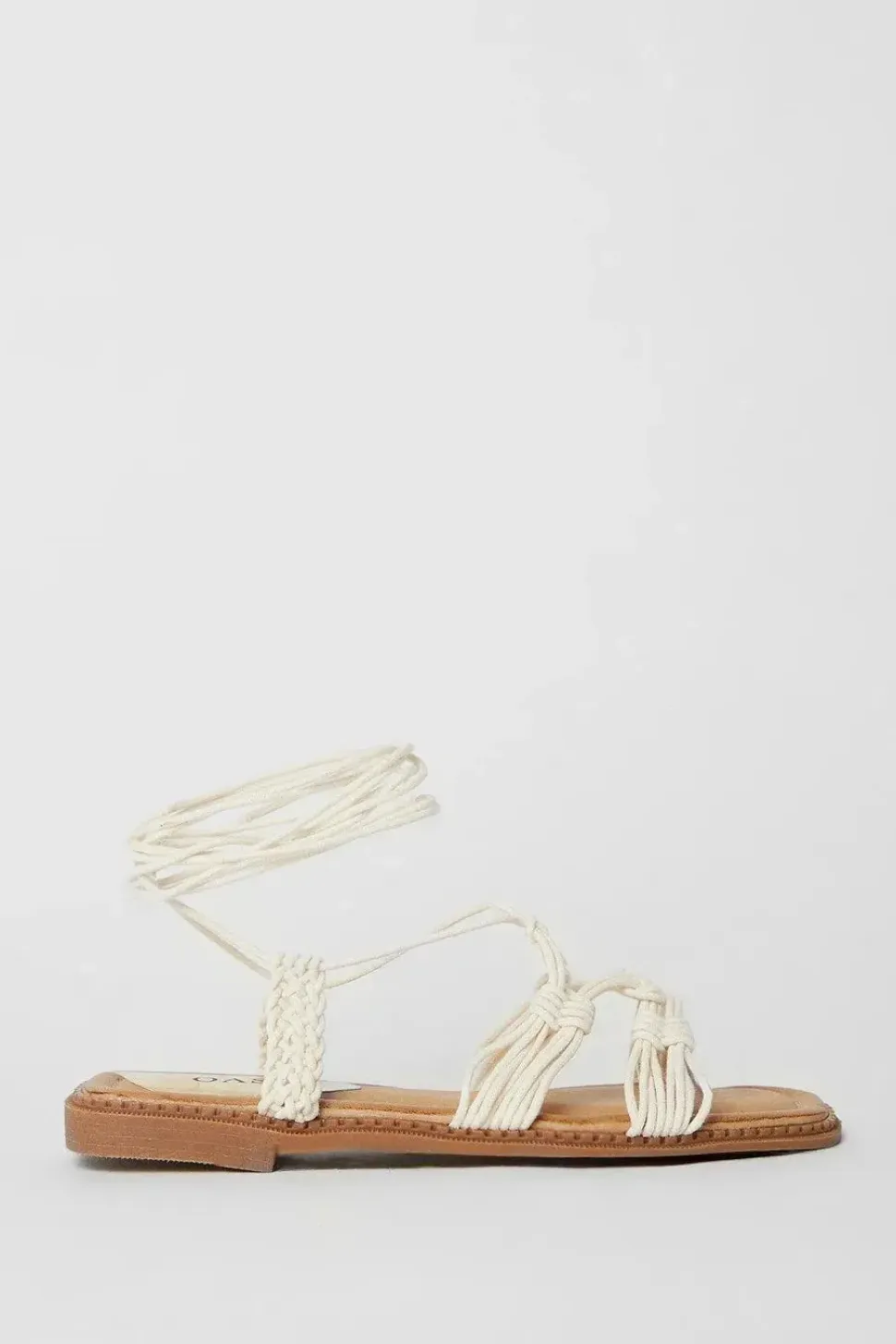 Betty Strappy Macrame Flat Sandals