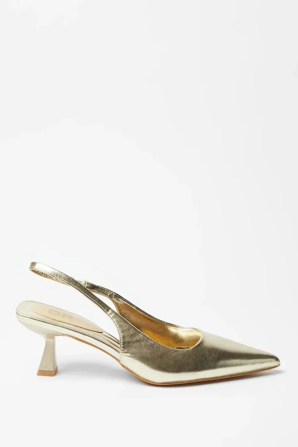 Bianca Pointed Kitten Heel Slingback Court Shoes