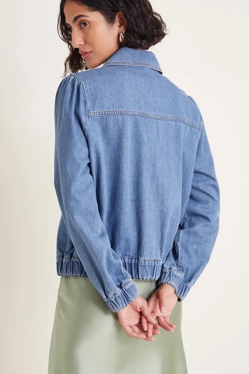 Billie Denim Bomber Jacket