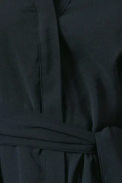 Black Belted Shirt Dress