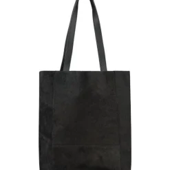 Black Bow Haircalf Leather Tote Bag | BYYEY