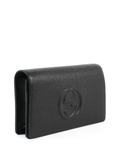 Black Leather Crossbody Bag