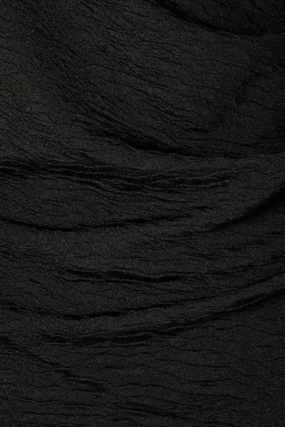 Black Seam Detail Textured Jersey Midi Dress