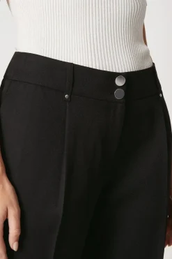 Black Smart Wide Leg Trousers