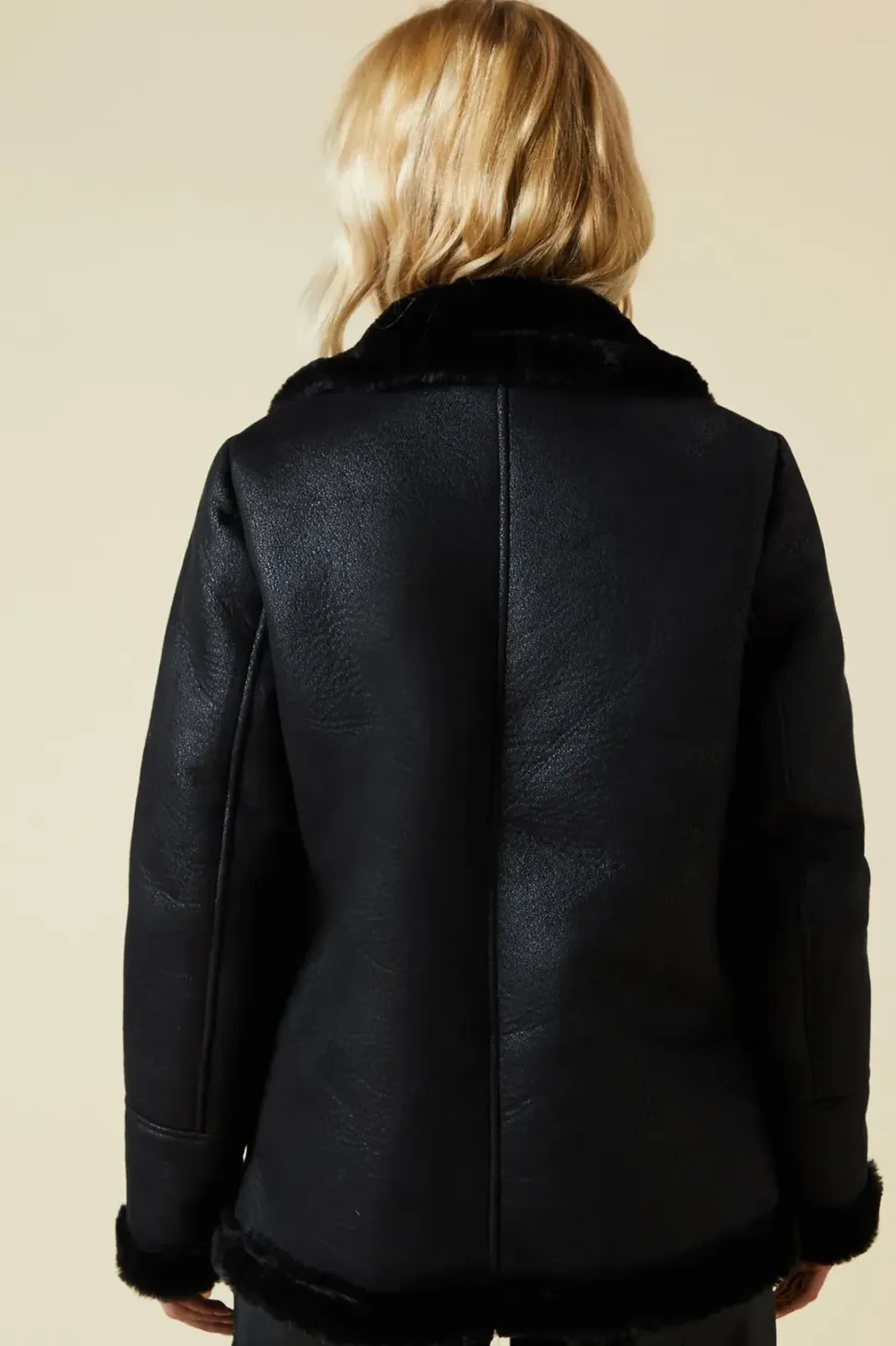 Black Suede Aviator Jacket