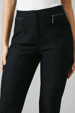 Black Tapered Seam Detail Trouser