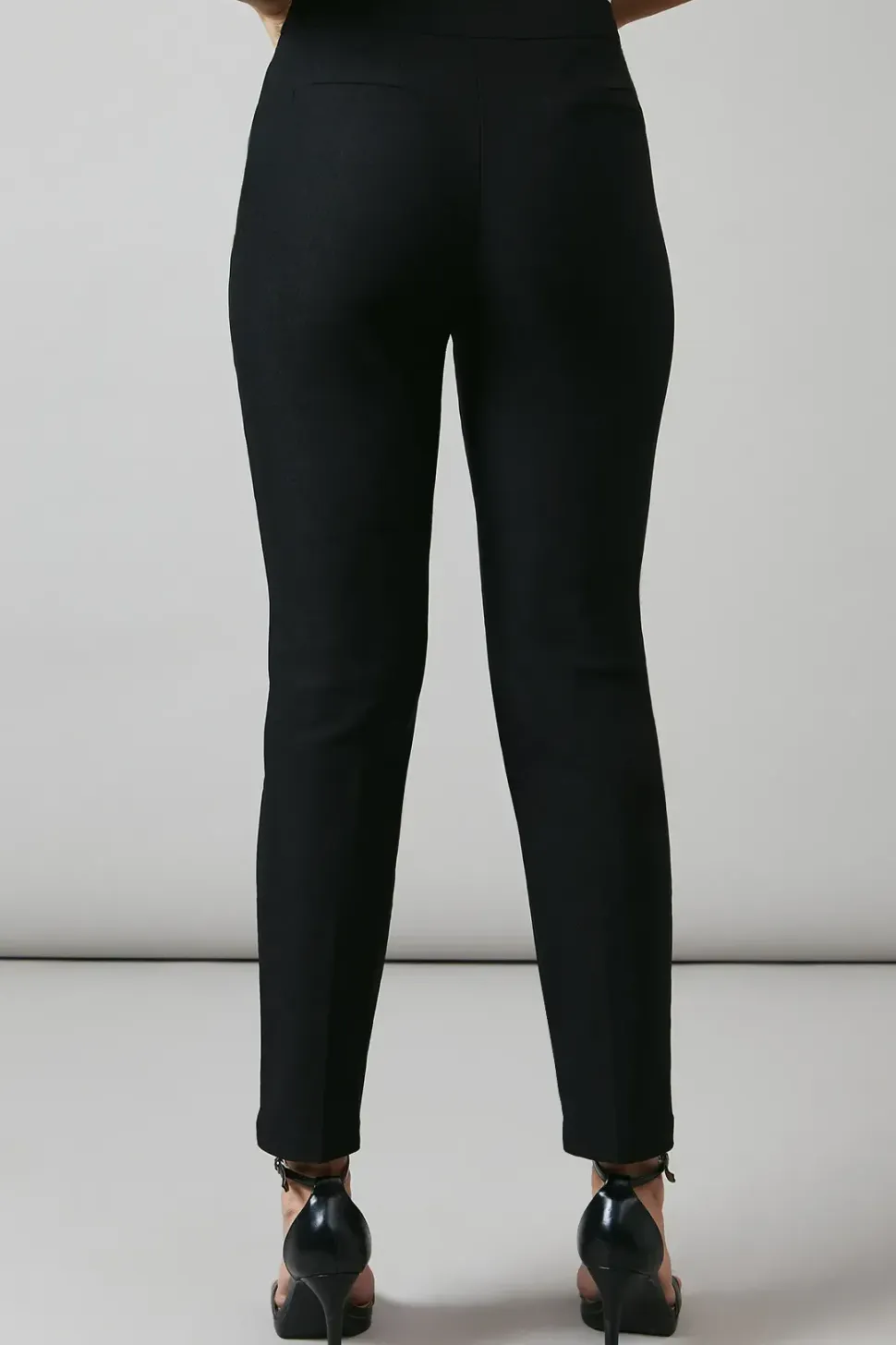Black Tapered Seam Detail Trouser
