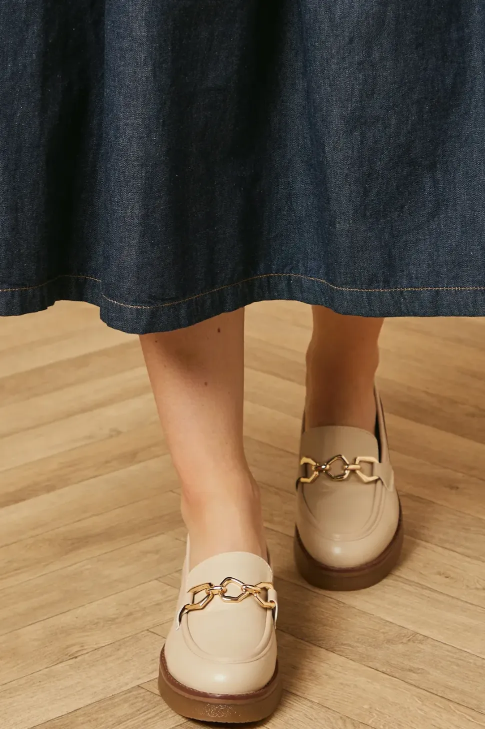 Bluebell Snaffle Detail Chunky Loafer
