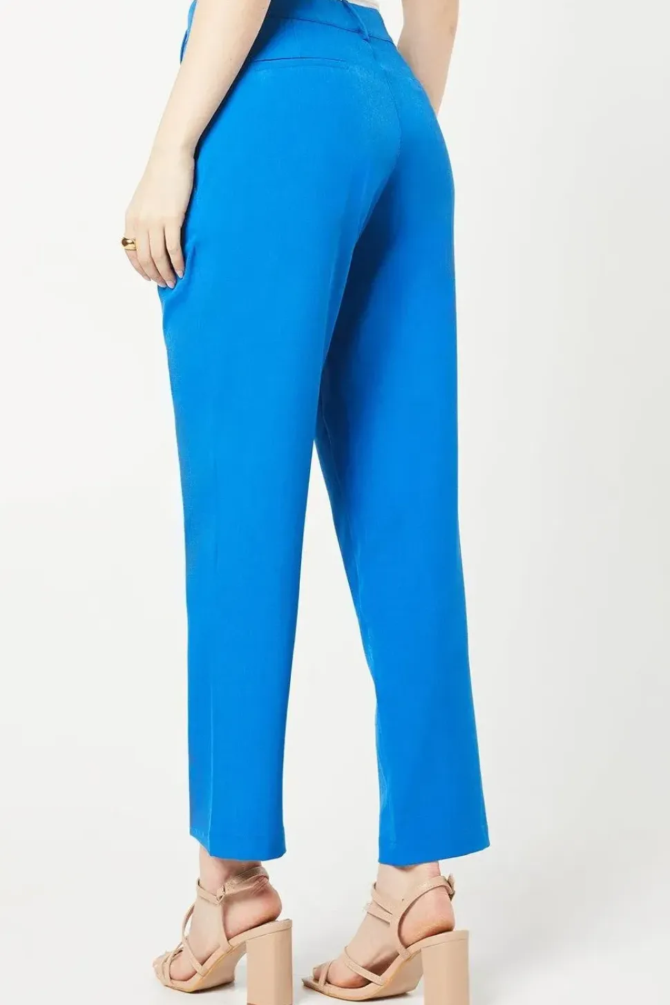 Blue Kickflare Trousers