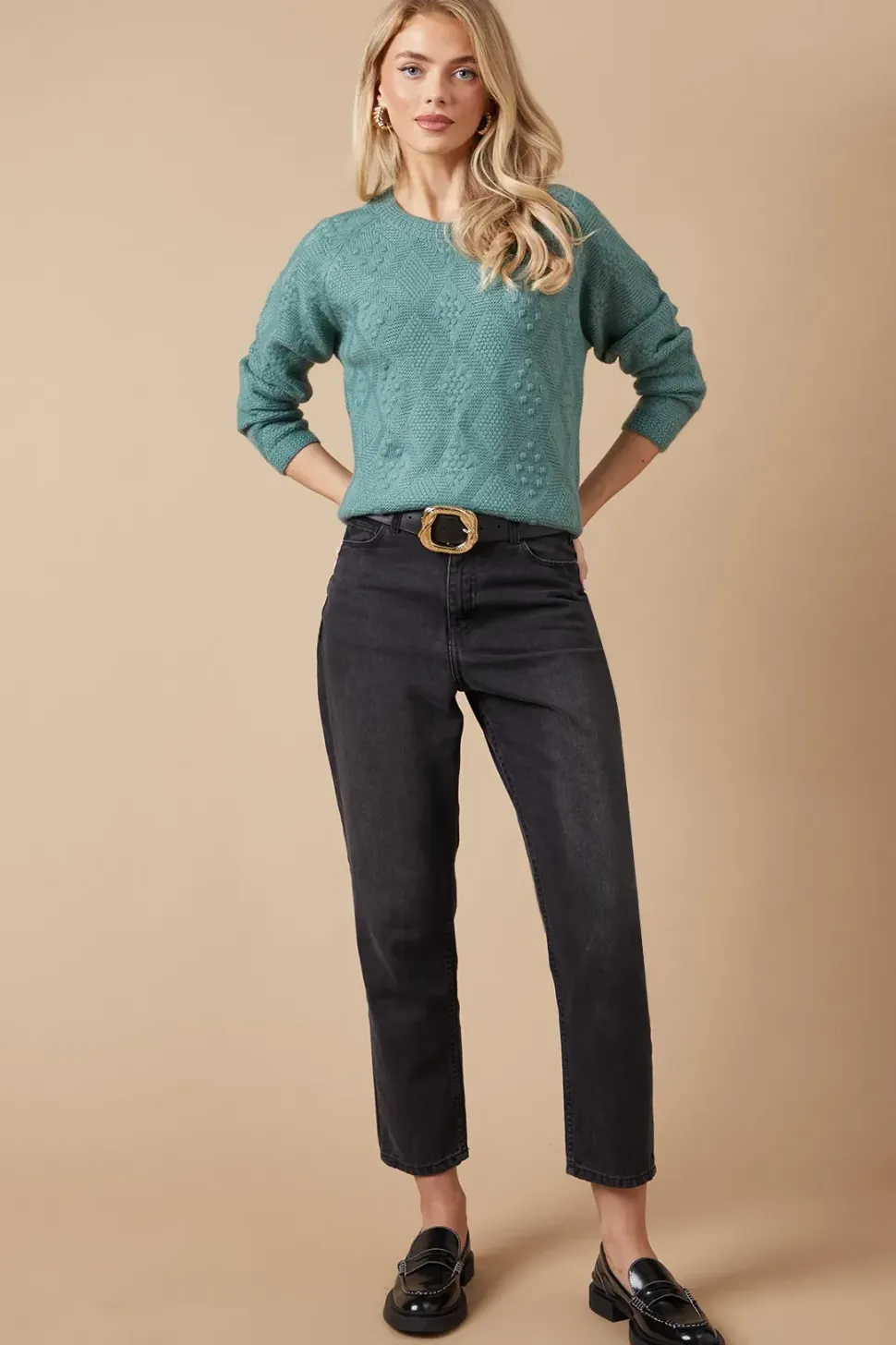 Bobble Stitch Detail Jumper