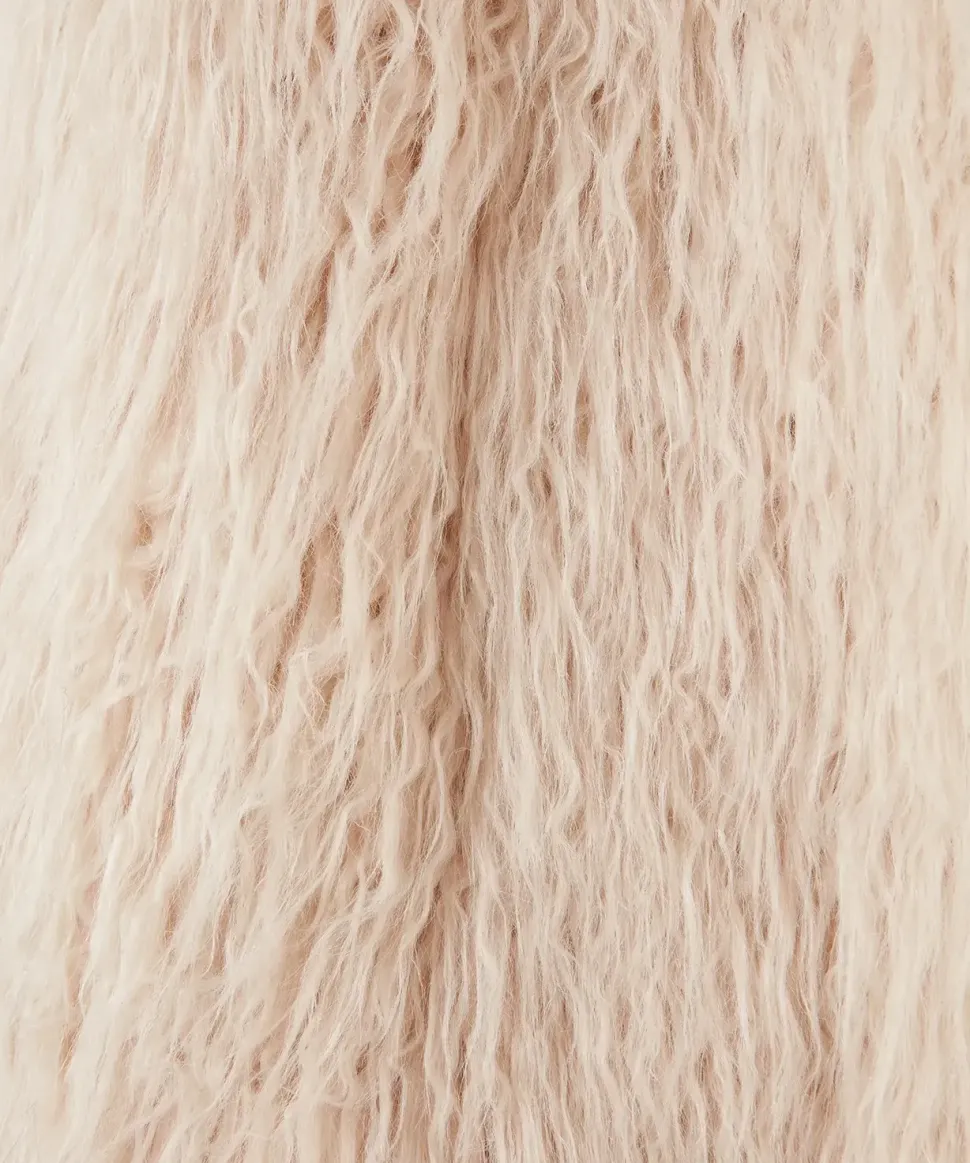 Boho Shaggy Faux Fur Waistcoat