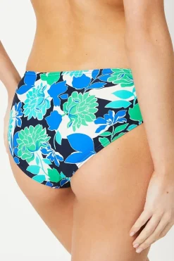 Bold Bloom Twist Front Multiway Bandeau Bikini Top