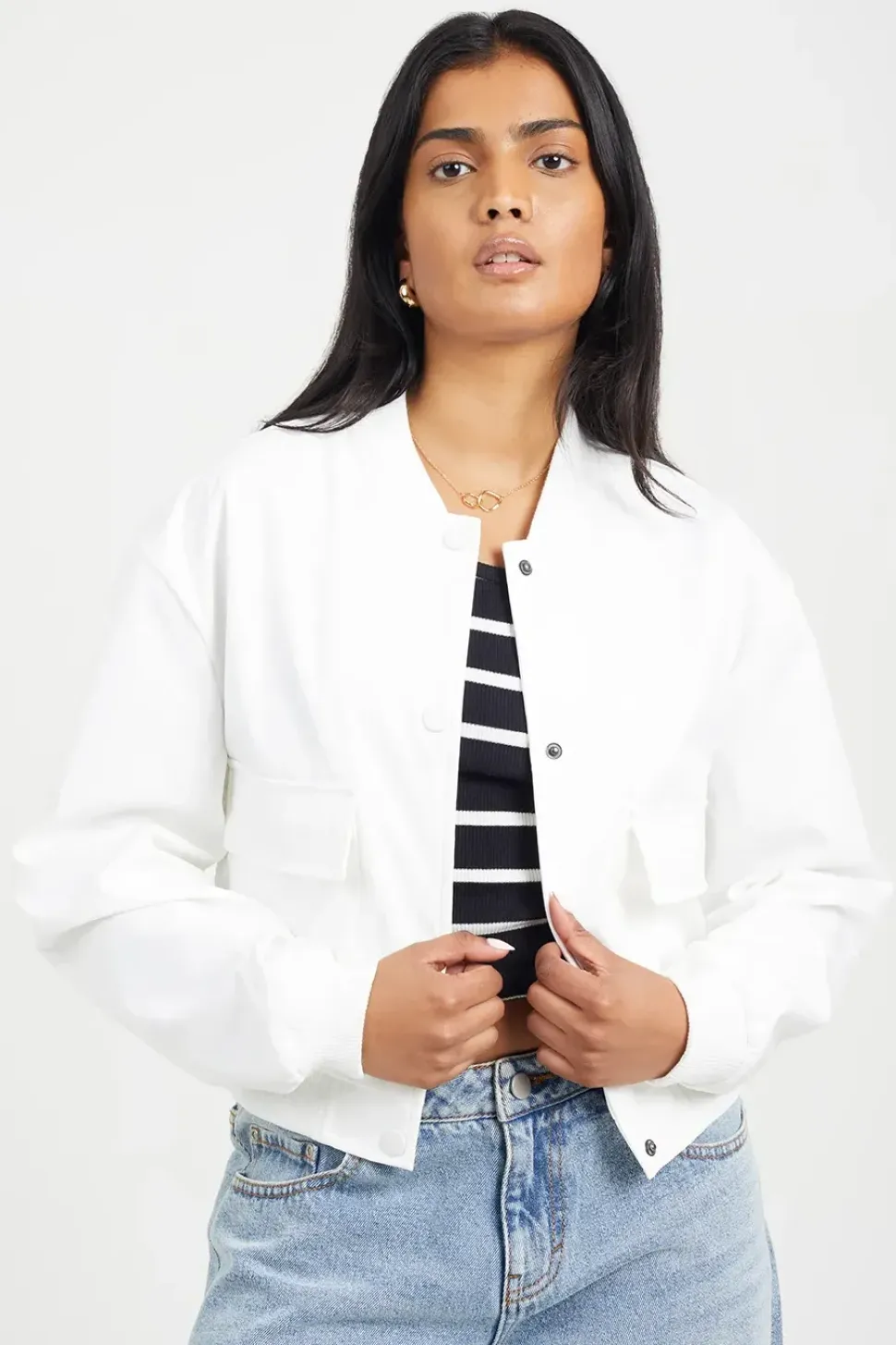 Bonded Bomber Style Jacket