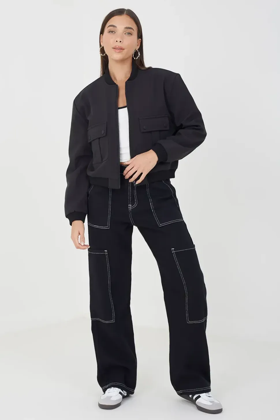 Bonded Bomber Style Jacket