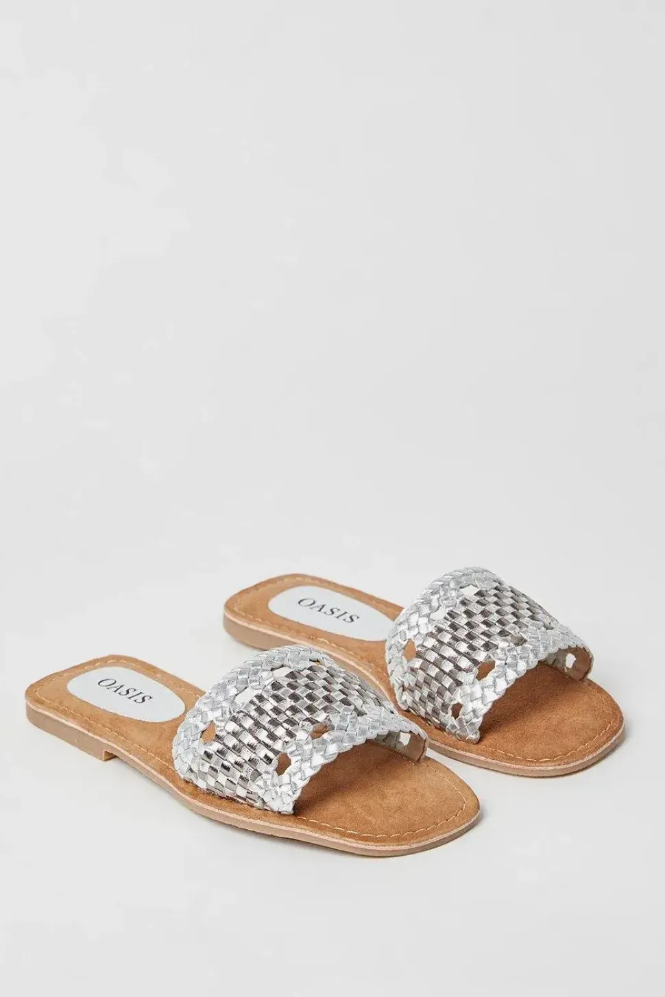 Bontia Woven Flat Mule Sandals