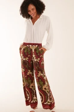Border Design Printed Trousers