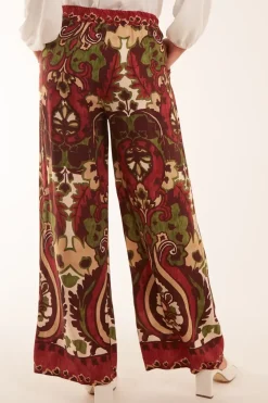 Border Design Printed Trousers