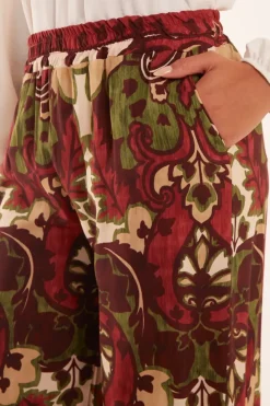 Border Design Printed Trousers