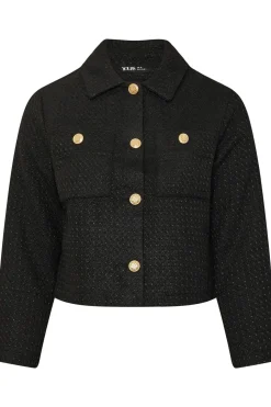 Boucle Button Detail Jacket