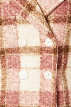 Boucle Check Double Breasted Coast